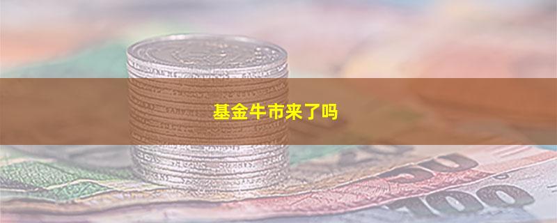 基金牛市来了吗