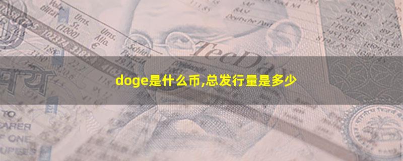 doge是什么币,总发行量是多少