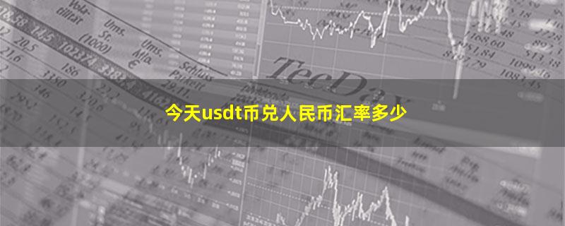 今天usdt币兑人民币汇率多少