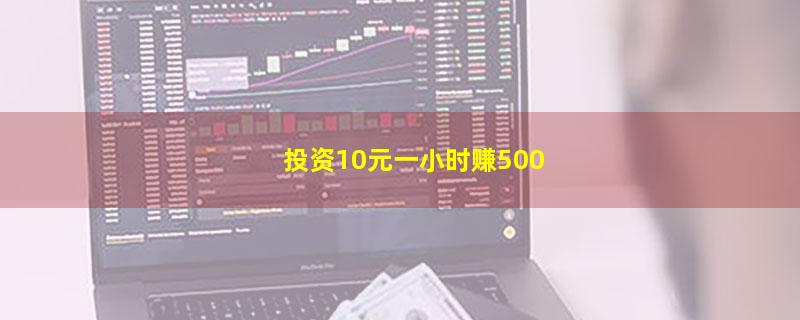 投资10元一小时赚500