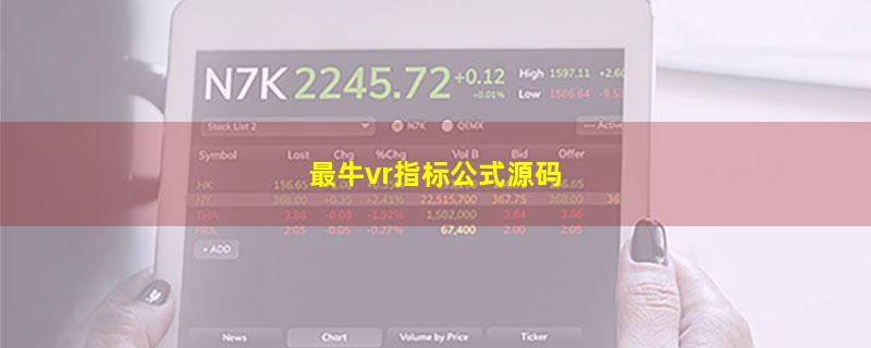 最牛vr指标公式源码