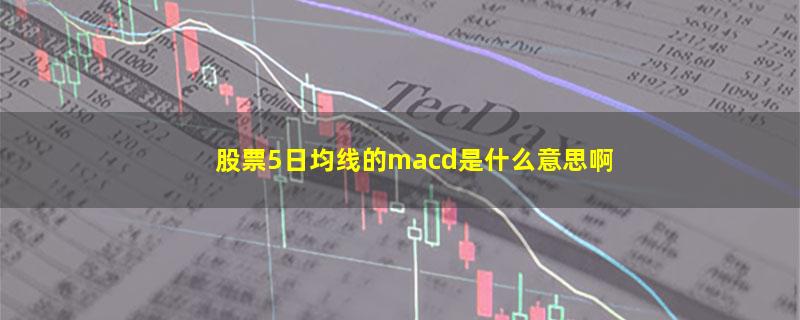 股票5日均线的macd是什么意思啊