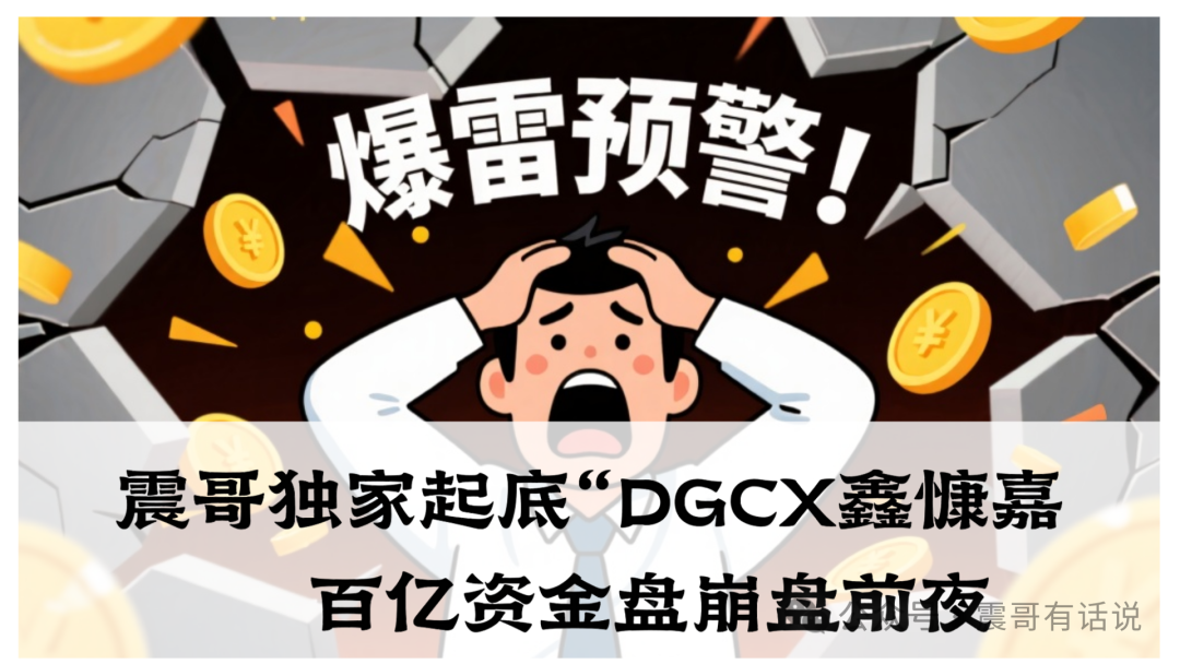 起底“DGCX鑫慷嘉”：百亿资金盘崩盘前夜，130万“韭菜”的血泪账