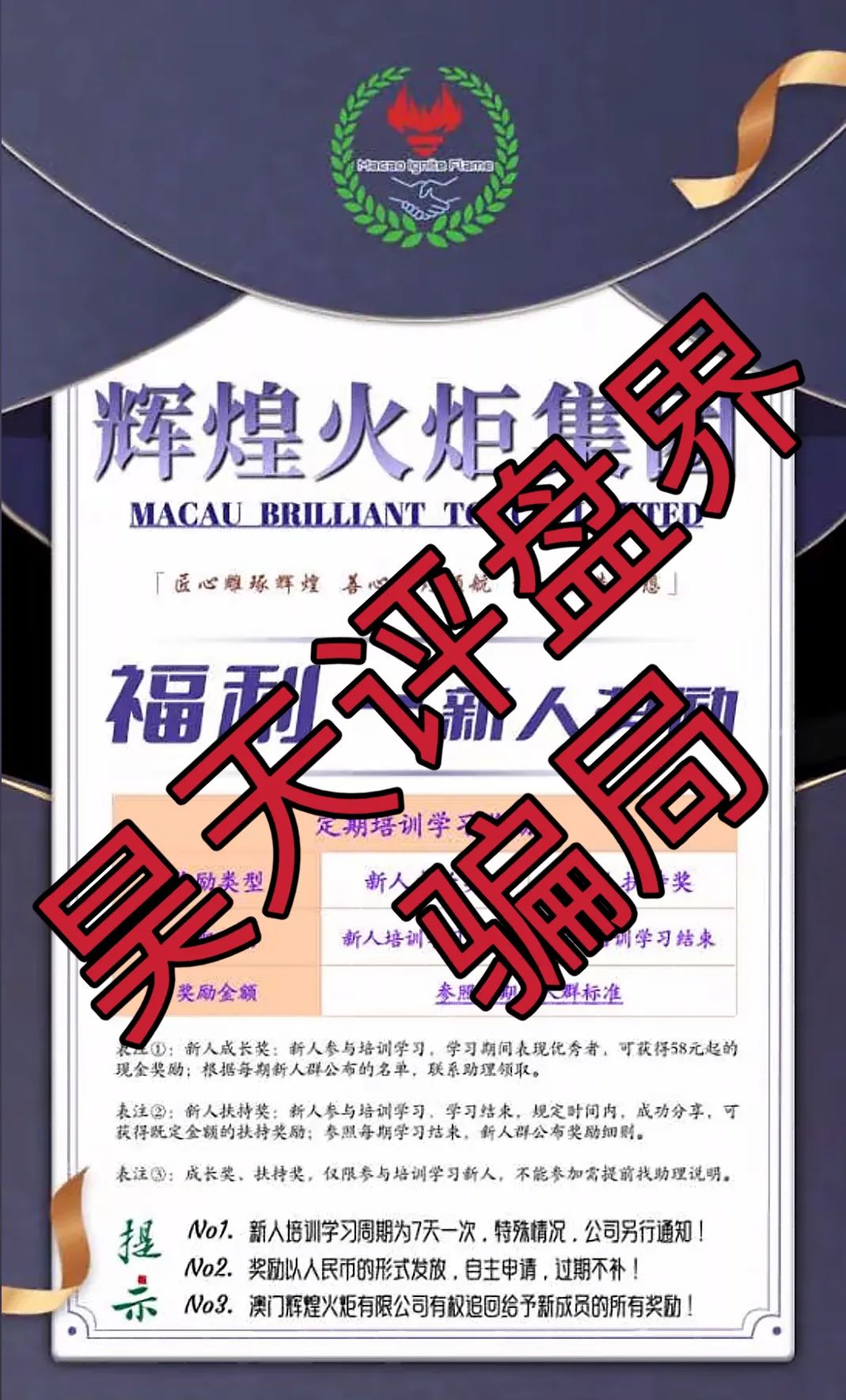 澳门辉煌火炬联盟集团跟单类资金盘骗局，重启后改成了黄金期权合约跟单，操盘手圈钱过千万，高度预警，即将崩盘跑路！