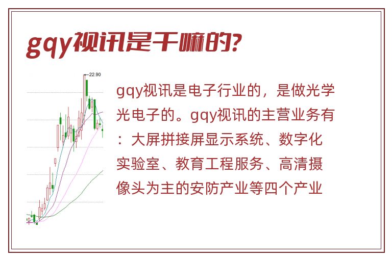 gqy视讯是干嘛的？