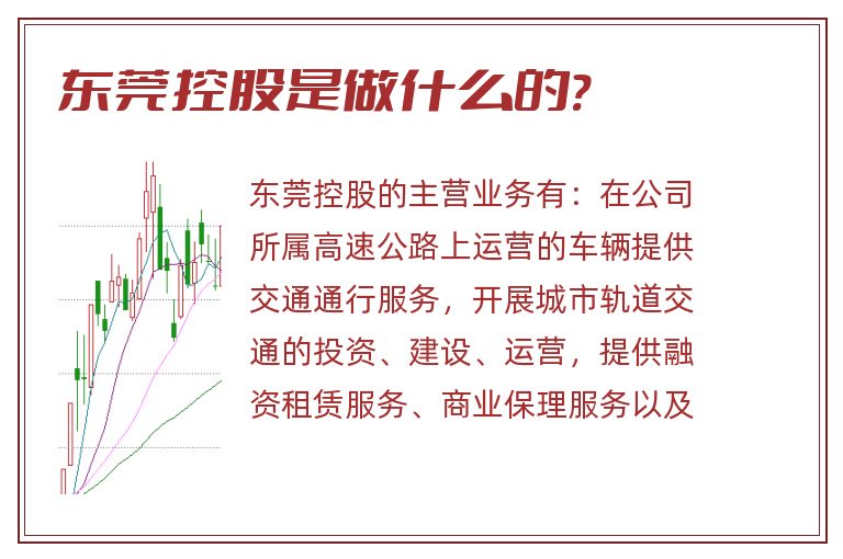 东莞控股是做什么的?