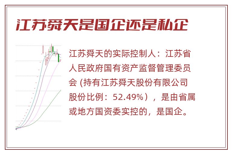 江苏舜天是国企还是私企