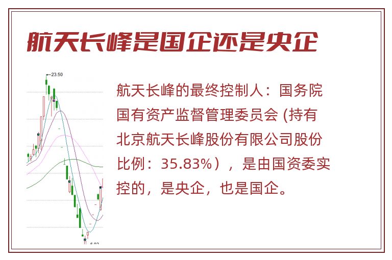 航天长峰是国企还是央企