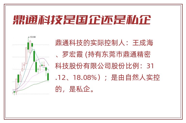 鼎通科技是国企还是私企