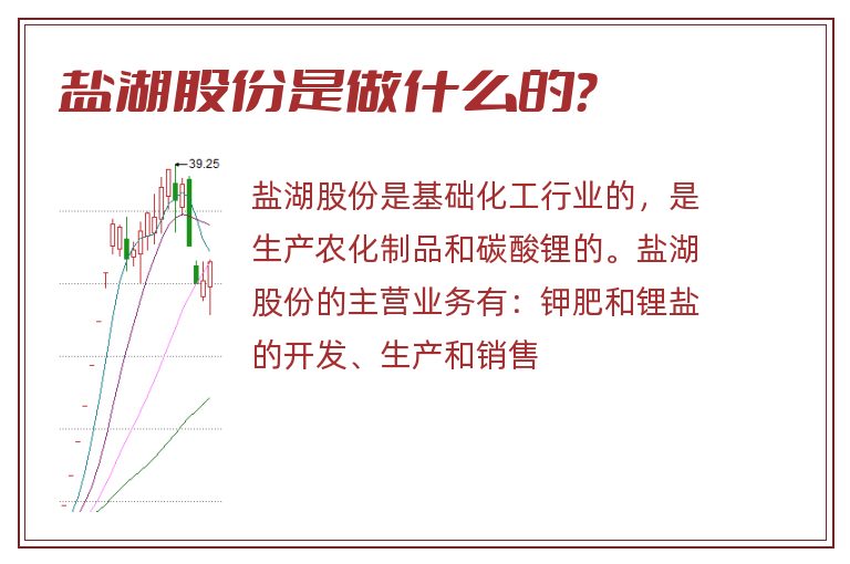 盐湖股份是做什么的？