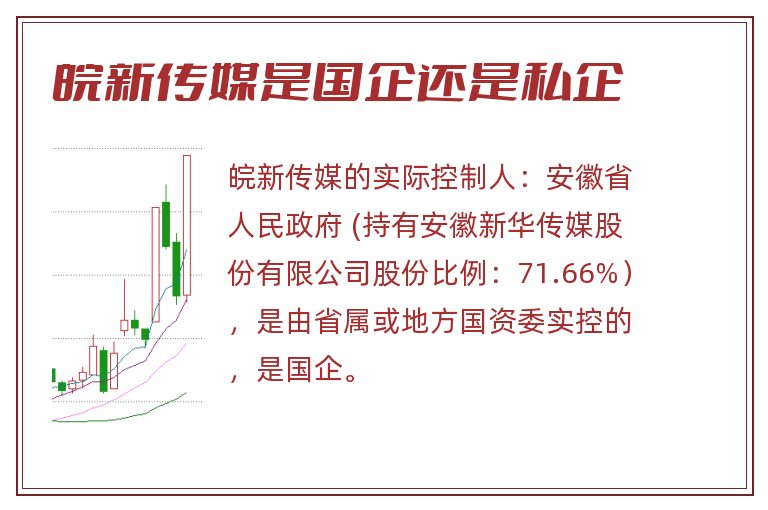 皖新传媒是国企还是私企