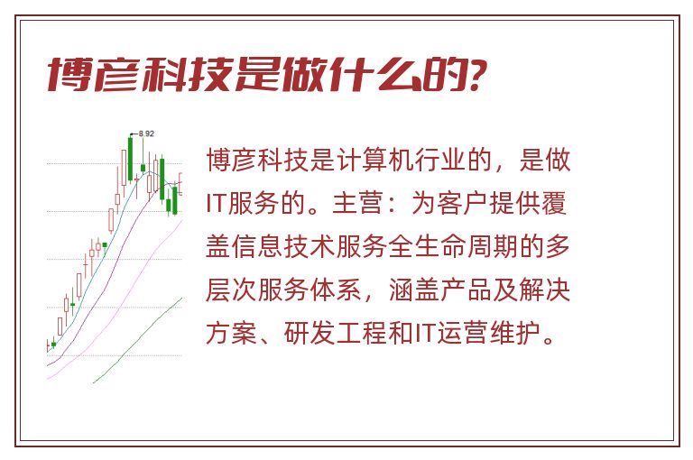 博彦科技是做什么的？