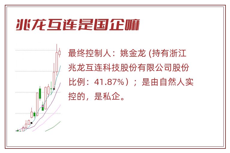 兆龙互连是国企嘛