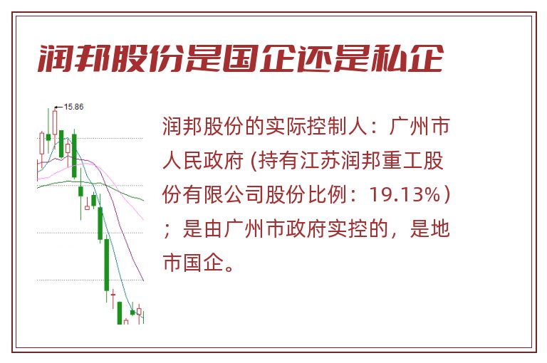 润邦股份是国企还是私企