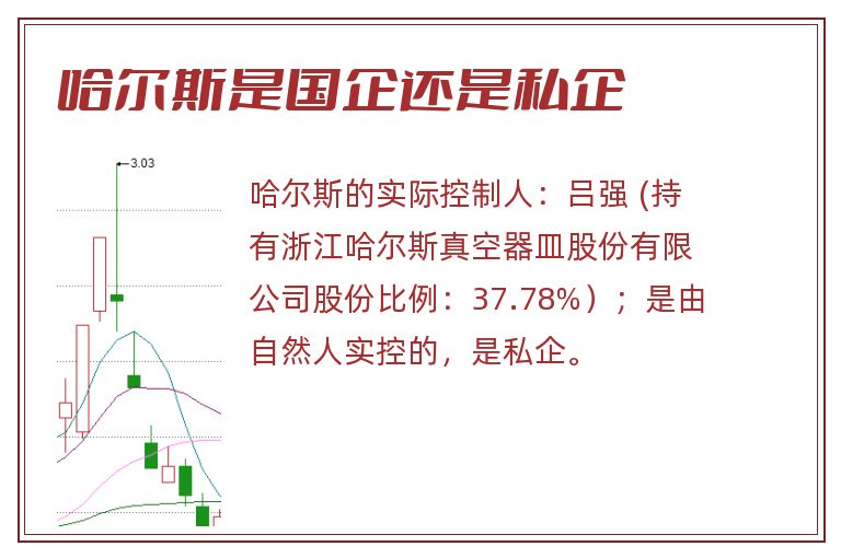 哈尔斯是国企还是私企