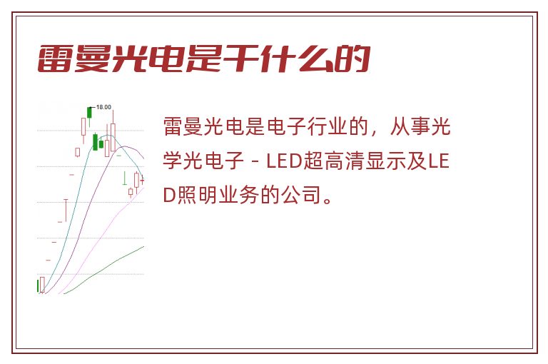 雷曼光电是干什么的