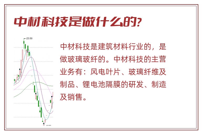 中材科技是做什么的?