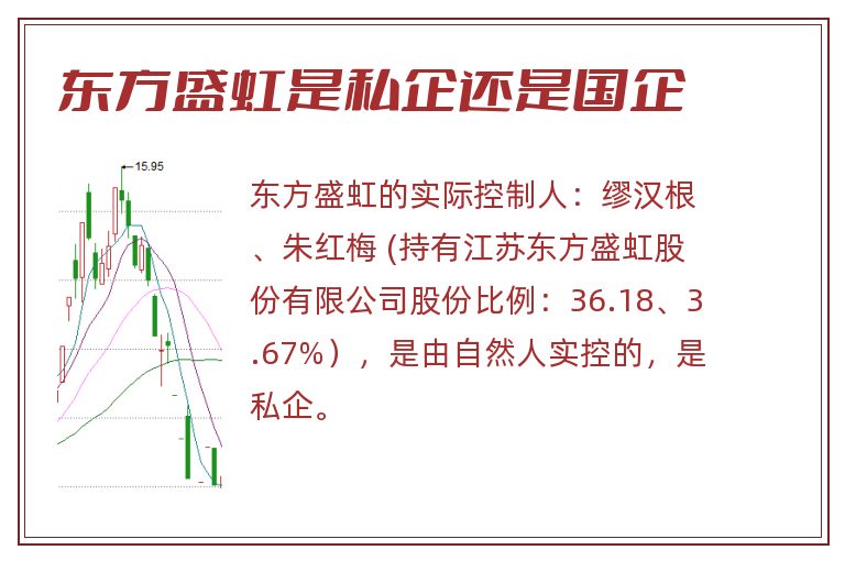 东方盛虹是私企还是国企