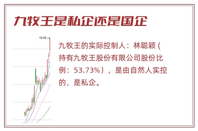 九牧王是私企还是国企