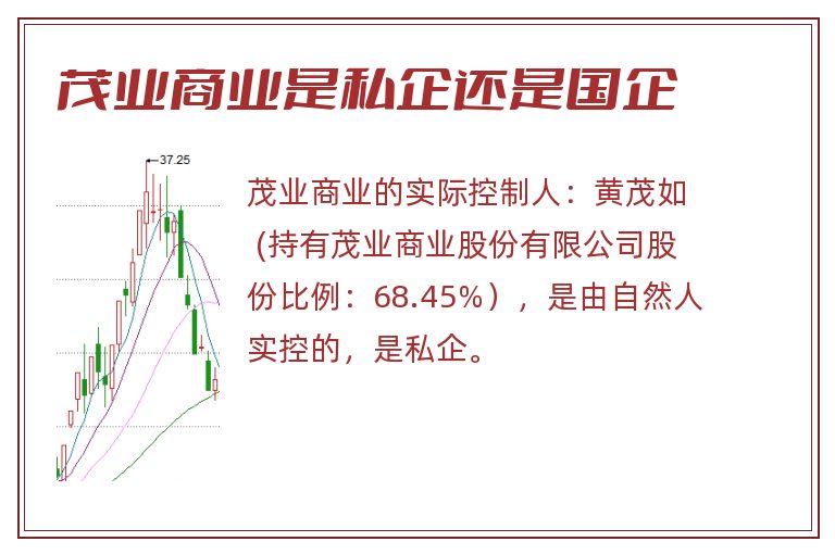 茂业商业是私企还是国企