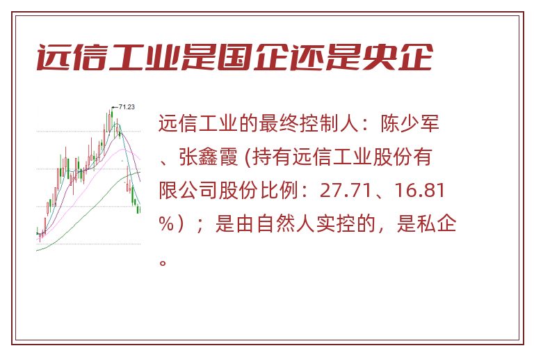 远信工业是国企还是央企