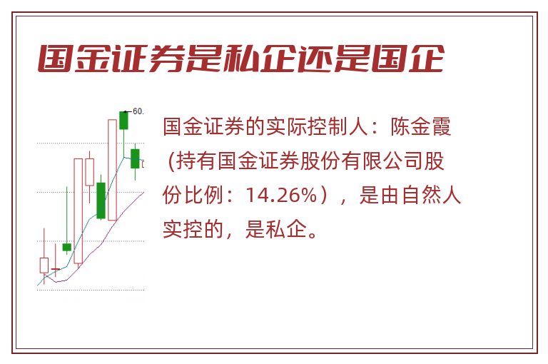 国金证券是私企还是国企