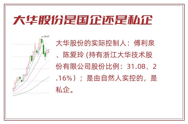 大华股份是国企还是私企