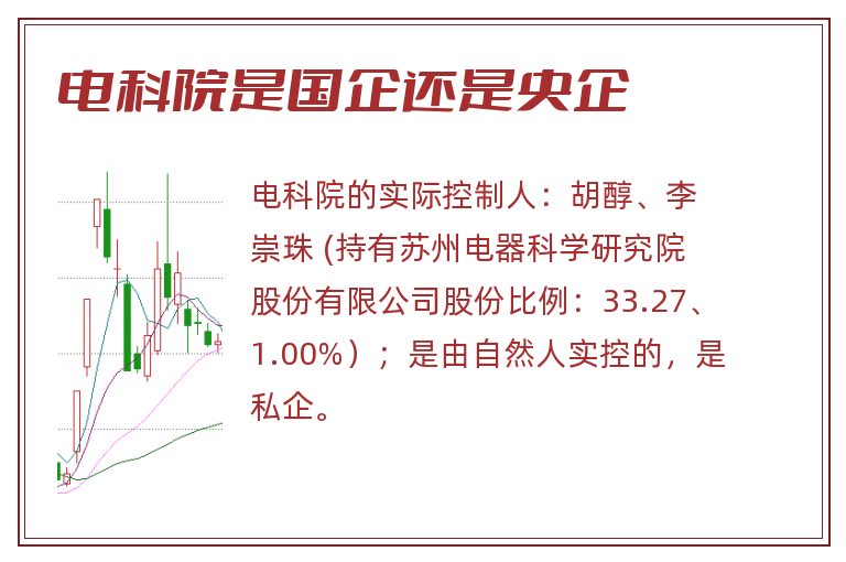 电科院是国企还是央企