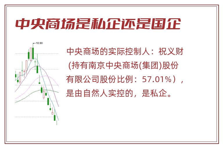 中央商场是私企还是国企