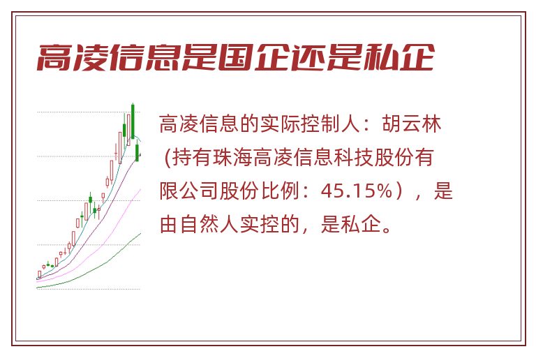 高凌信息是国企还是私企