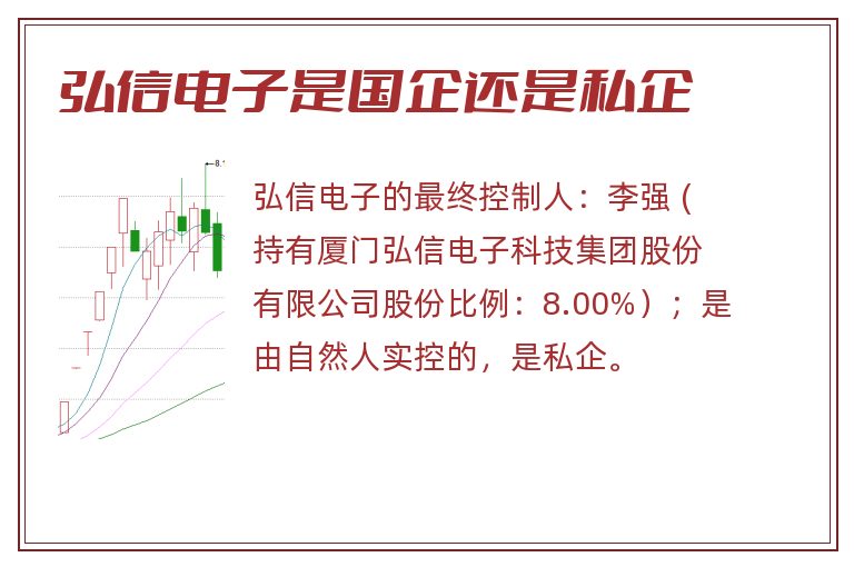 弘信电子是国企还是私企