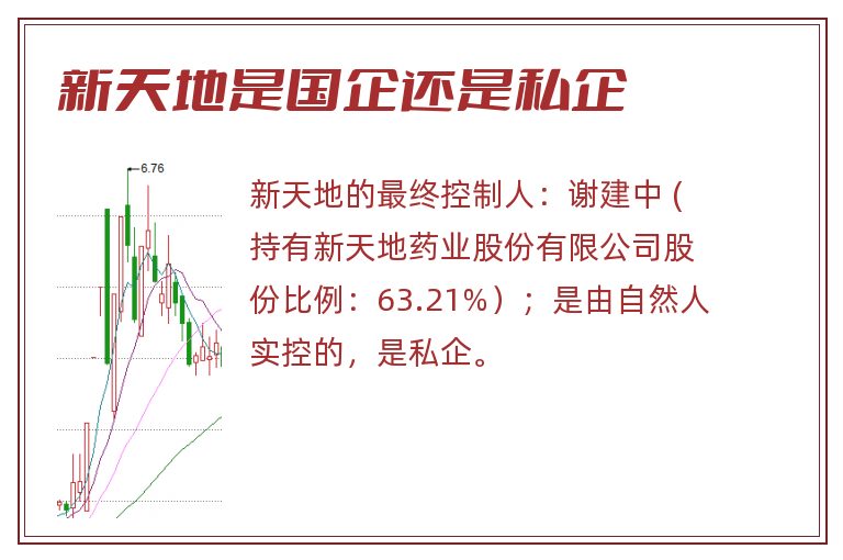 新天地是国企还是私企