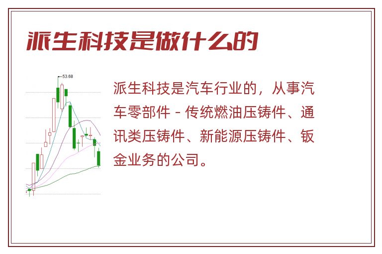 派生科技是做什么的