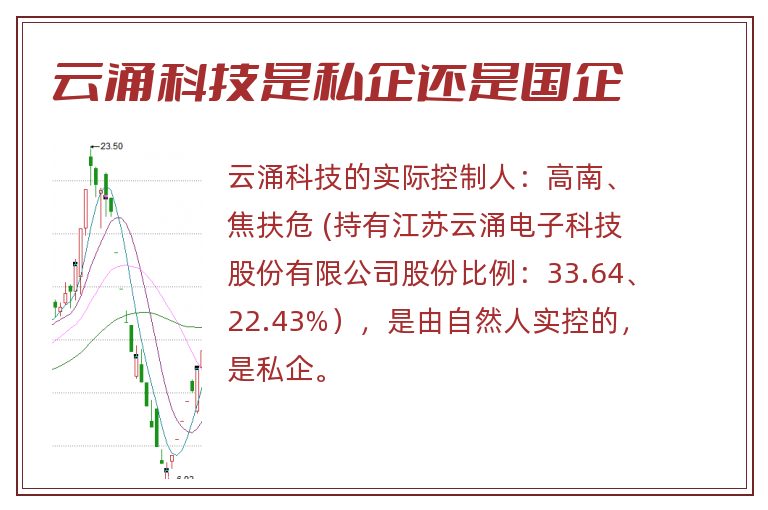 云涌科技是私企还是国企