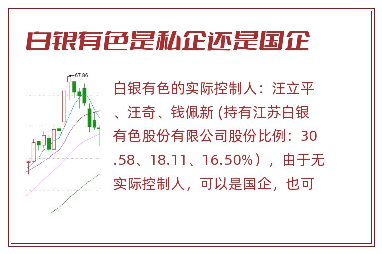 白银有色是私企还是国企