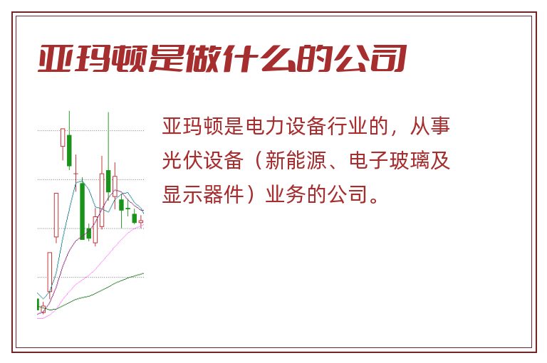 亚玛顿是做什么的公司