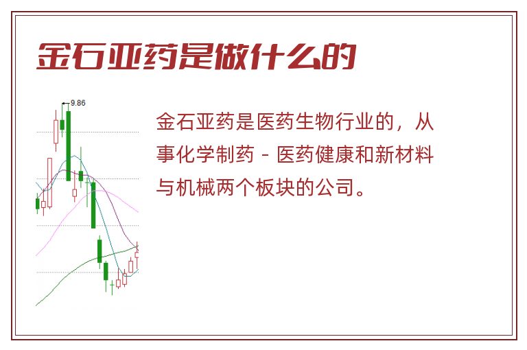 金石亚药是做什么的