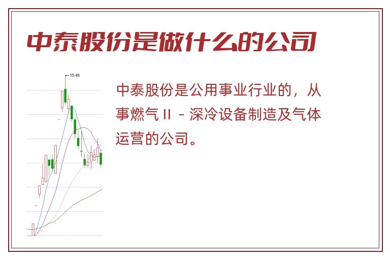 中泰股份是做什么的公司