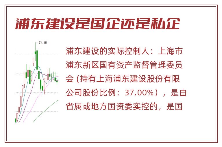 浦东建设是国企还是私企