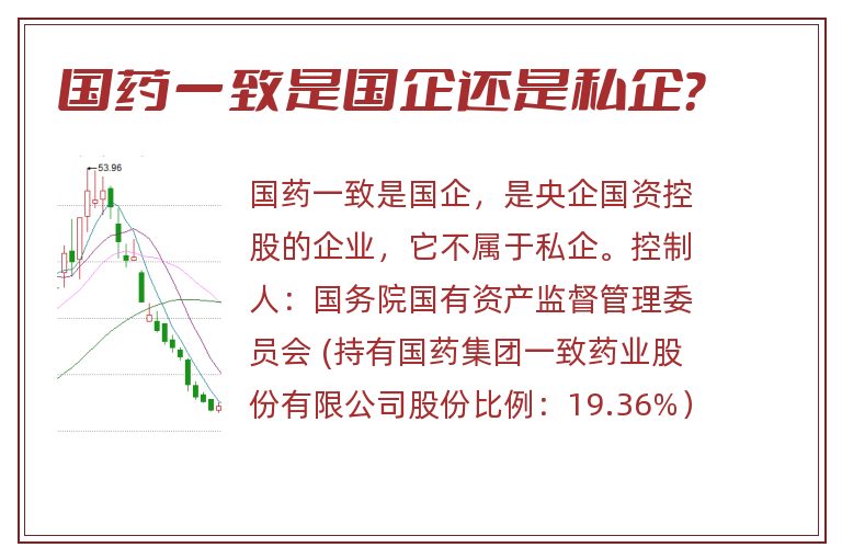 国药一致是国企还是私企？