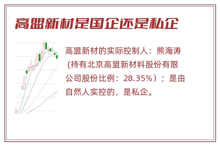 高盟新材是国企还是私企