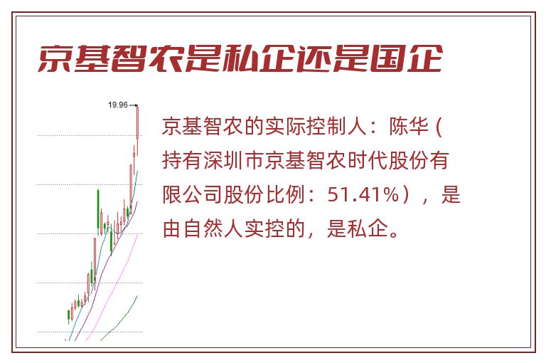 京基智农是私企还是国企