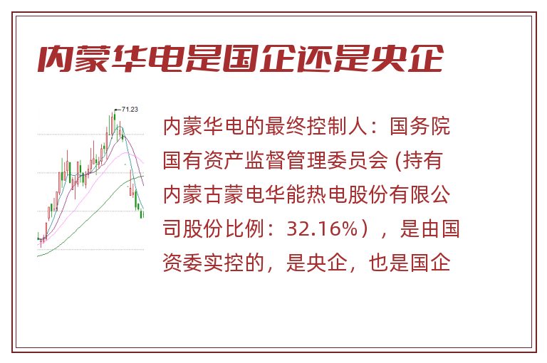 内蒙华电是国企还是央企