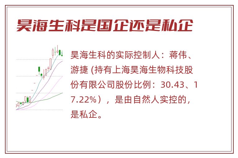 昊海生科是国企还是私企