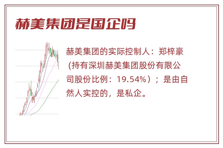 赫美集团是国企吗