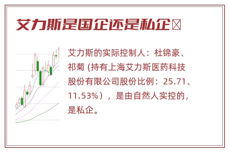 艾力斯是国企还是私企	