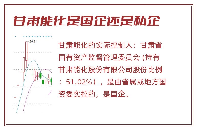 甘肃能化是国企还是私企