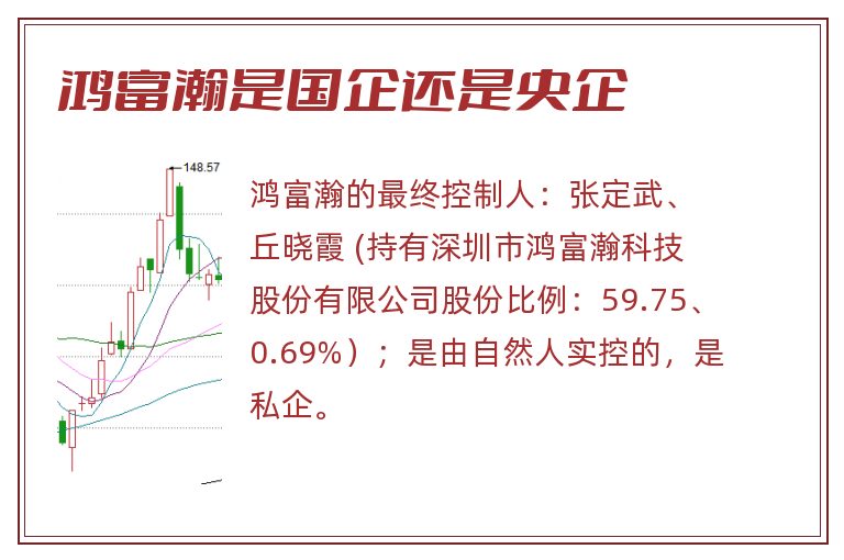 鸿富瀚是国企还是央企