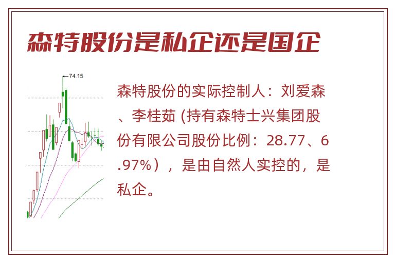 森特股份是私企还是国企