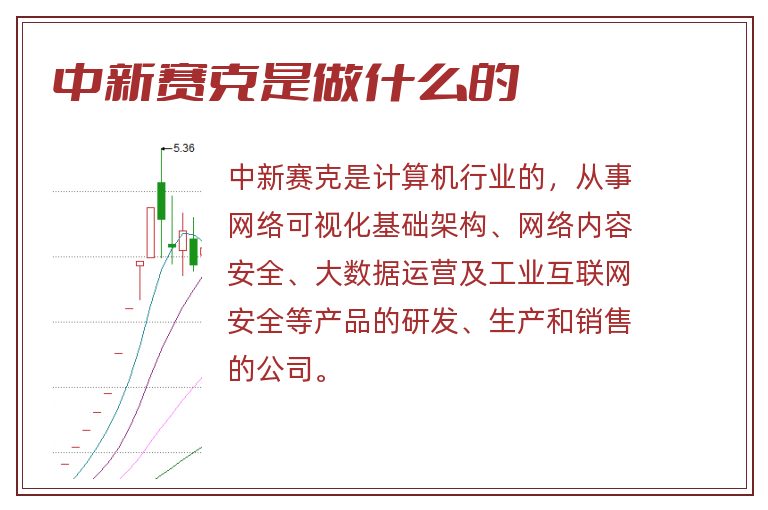 中新赛克是做什么的